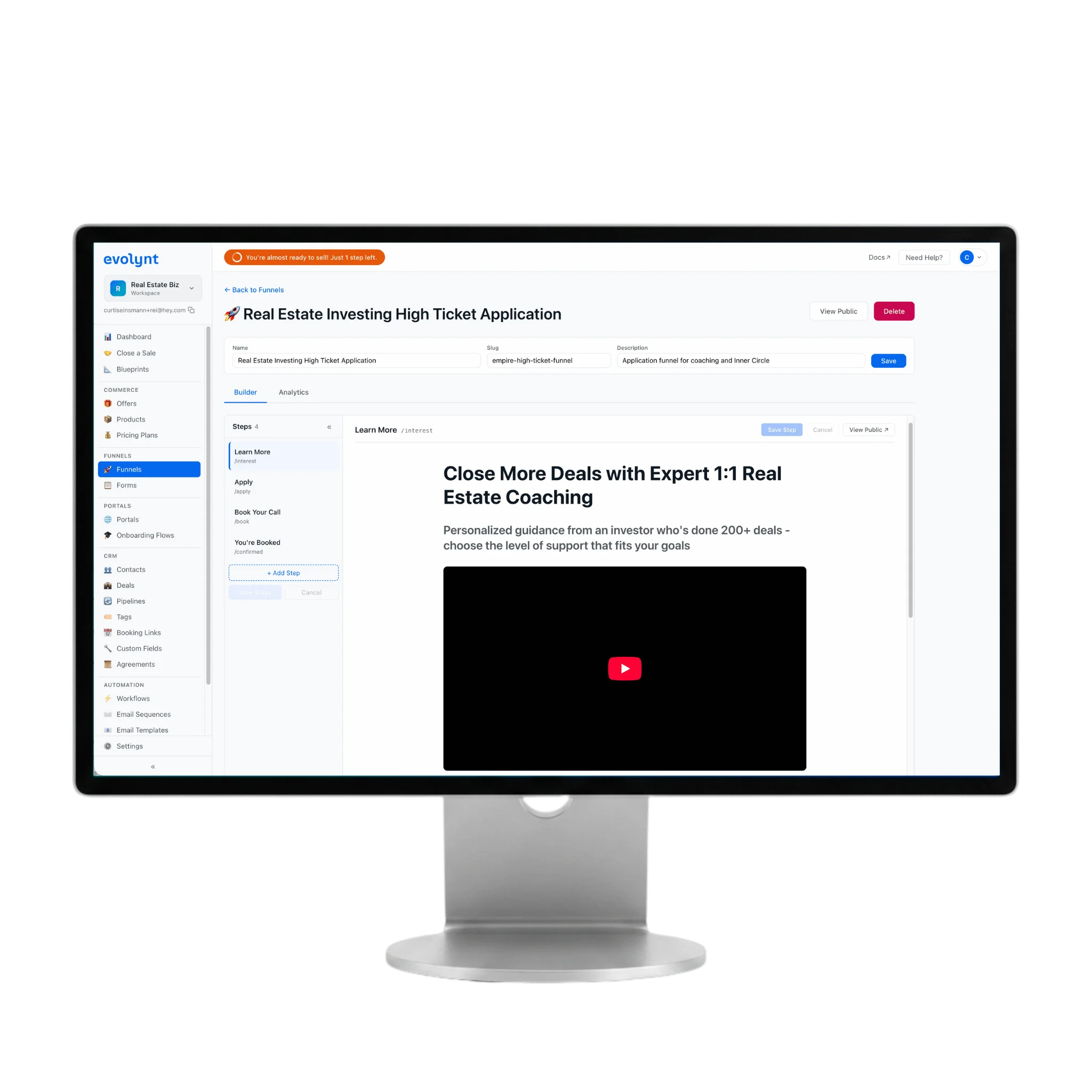 Funnels screenshot